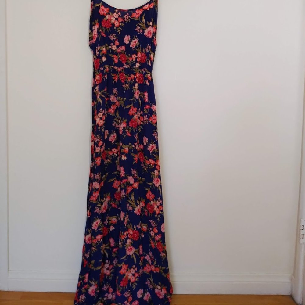 S | Forever 21 | Hawaiian Floral Maxi Dress - Picture 4 of 6